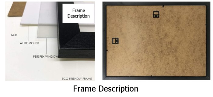 Framed Art Prints Frame Description